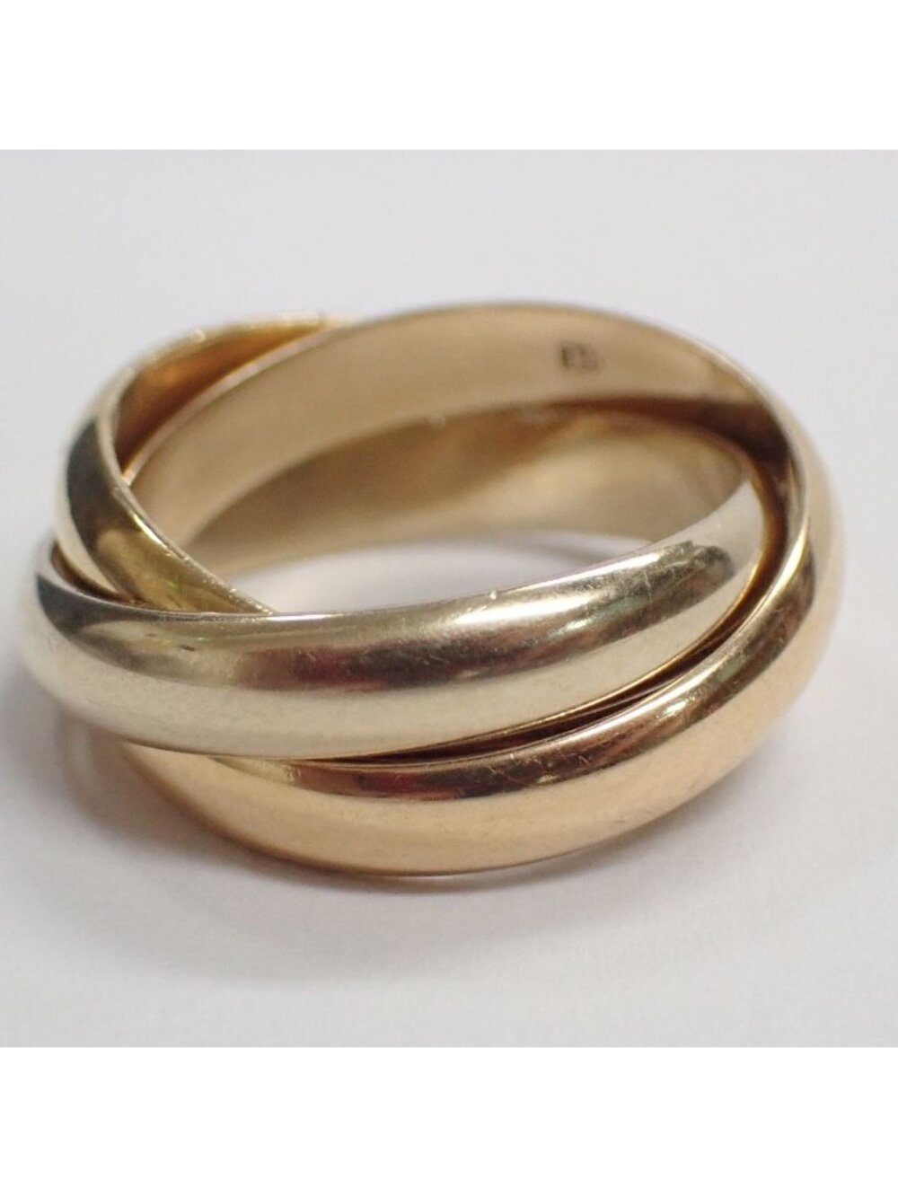 Cartier Trinity Classic MM Ring 750 Gold Silver Pink - Picture 7 of 11
